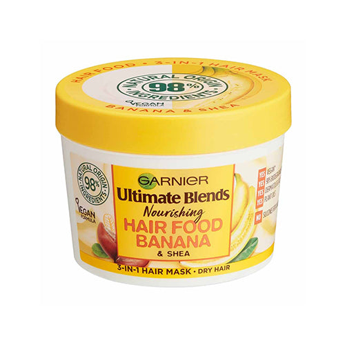 Garnier Ultimate Blends 3-in-1 Hair Food Banana Plauku Kaukė 400ml