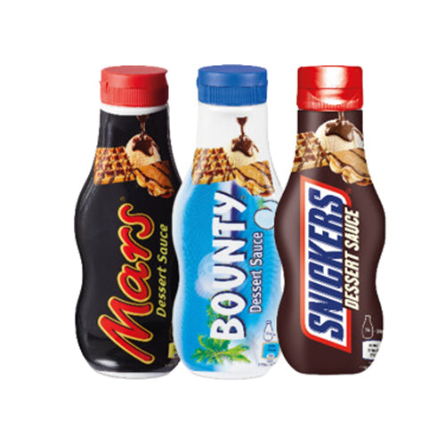 Padažiukų Rinkinys Desertams - Bounty, Snickers, Mars ( 3 x 270g)